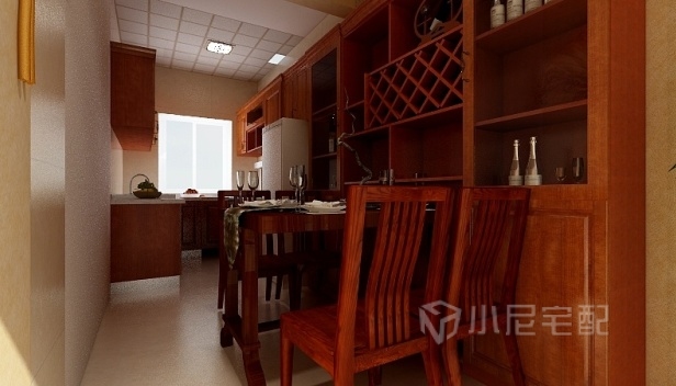 138㎡/三室兩廳兩衛/中式