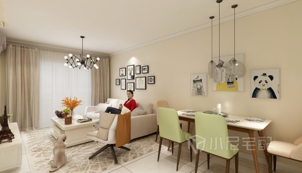 64㎡/兩室一廳一衛/現代