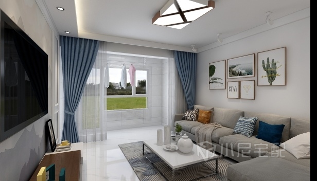 96㎡/兩室一廳一衛/現代