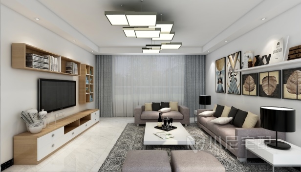 145㎡/三室一廳兩衛(wèi)/現(xiàn)代