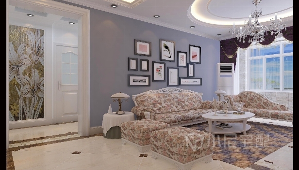 91.36㎡/三室兩廳兩衛/歐式