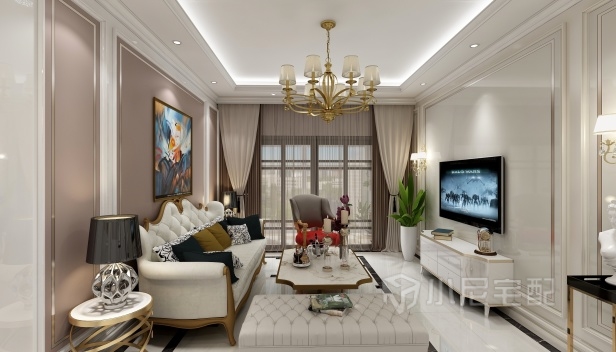 109㎡/三室兩廳一衛/歐式