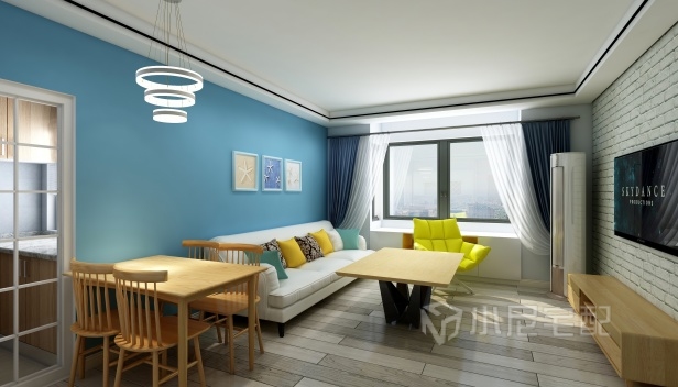 100㎡/兩室一廳一衛/現代