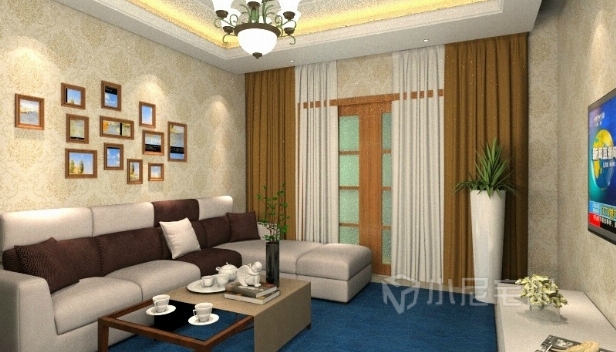 75㎡/兩室兩廳一衛/混搭