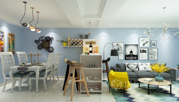 100㎡/三室兩廳一衛/現代